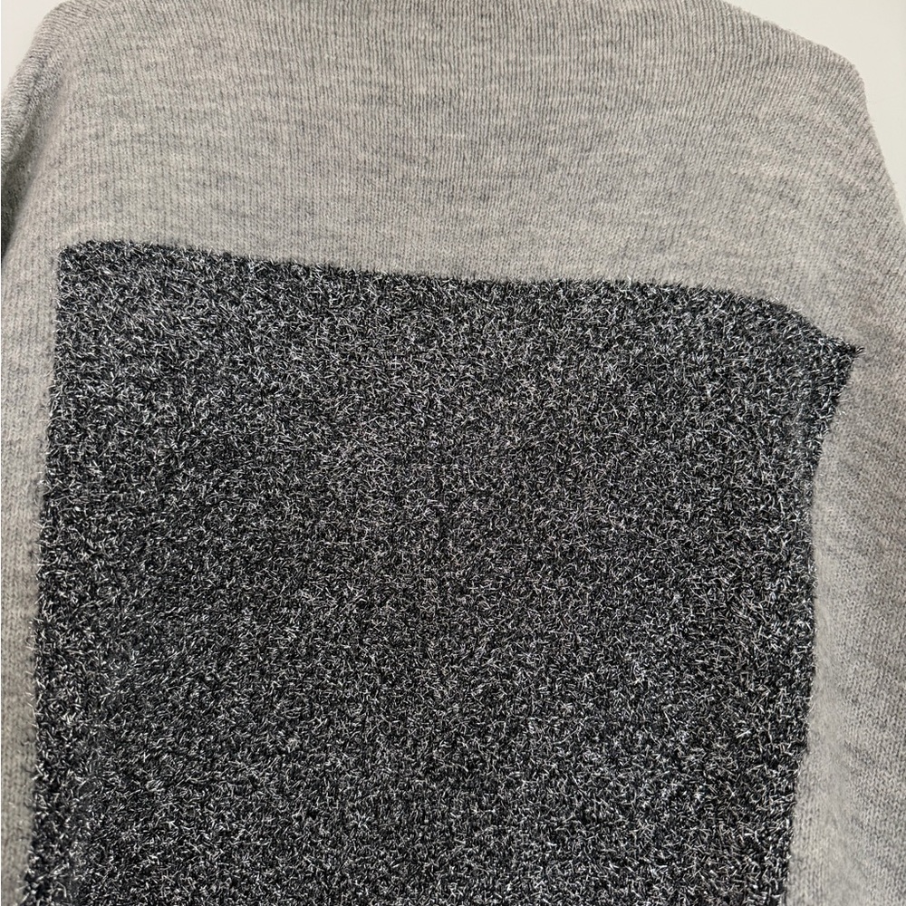 Koton Gray and Silver Glitter Sweater - Picture 4 of 6